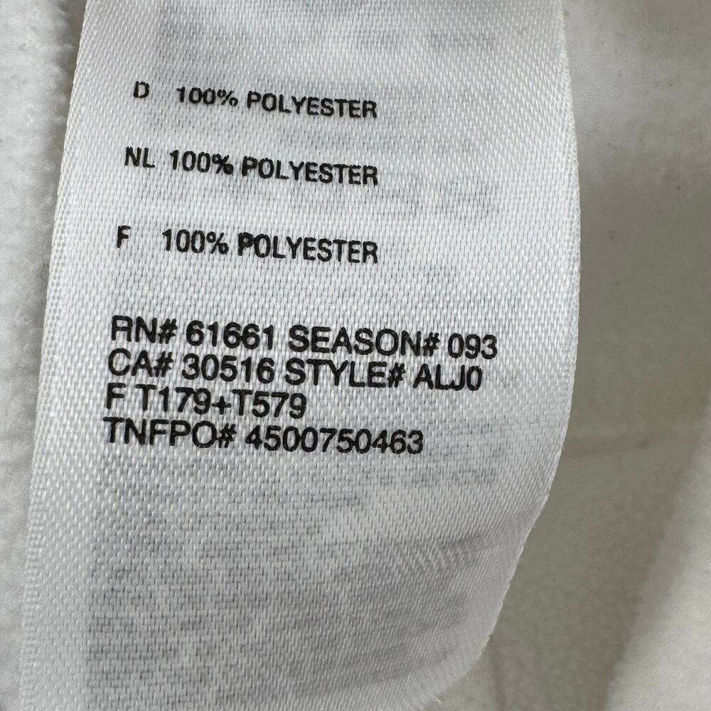 The North Face TKA 100 jacket women's XS pullover fleece 1/4 zip mock neck white - Picture 7 of 8
